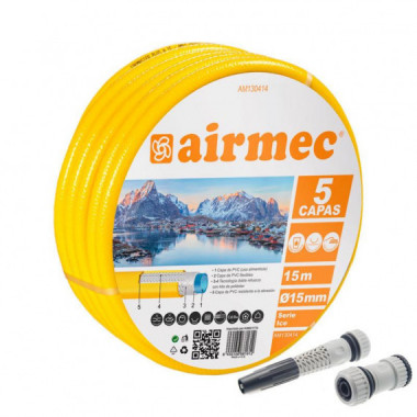 Manguera Agua 5 Capas  Serie Ice AIRMEC 15MMX15MT