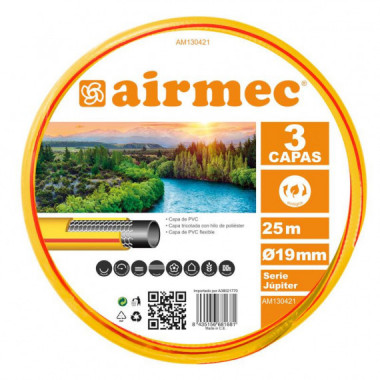 Manguera Agua 3 Capas Serie Jupiter AIRMEC 19MMX25MT