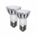 Bombillas Led Pack 2 Jdr 6W E27 Luz Blanca  AIRMEC