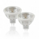 MR16 5W Luz Cálida Pack 2 Bombillas Leds AIRMEC