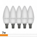 Bombillas Led Pack 5 7W C37 E14 Luz Blanca AIRMEC