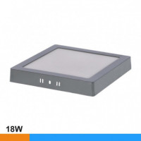 Downlight Cuadrado Gris Sobrepuesto 18W Luz Fría AIRMEC - Guanxe Atlantic Marketplace