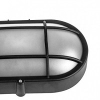 Aplique Plástico Ovalado con Rejas 40W E27 AIRMEC