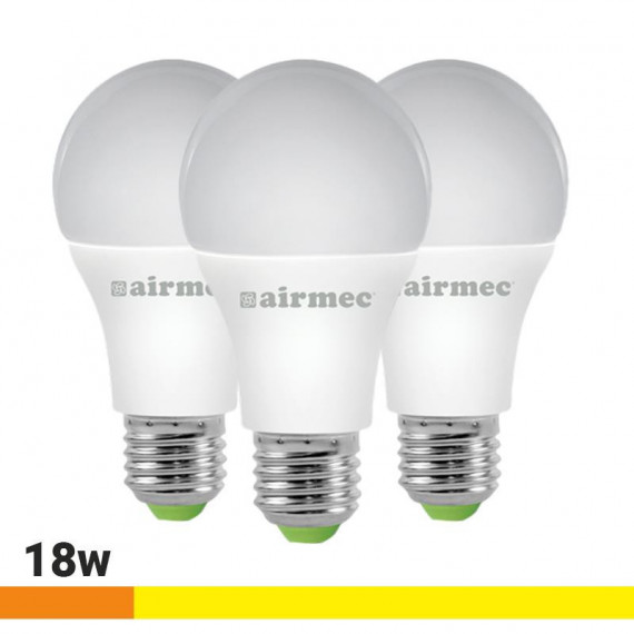 Bombillas Led Pack 3 18W A75 E27 Luz Cálida AIRMEC