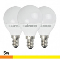 Bombillas Led Pack 3 5W G45 E14 Luz Cálida AIRMEC