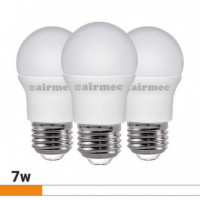 Bombillas Led Pack 3 7W G45 E27 Luz Blanca AIRMEC