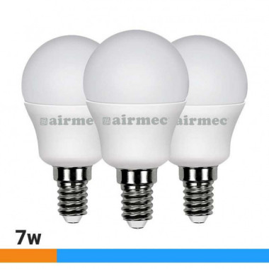 Bombillas Led Pack 3 7W G45 E14 Luz Fr&iacute;a AIRMEC