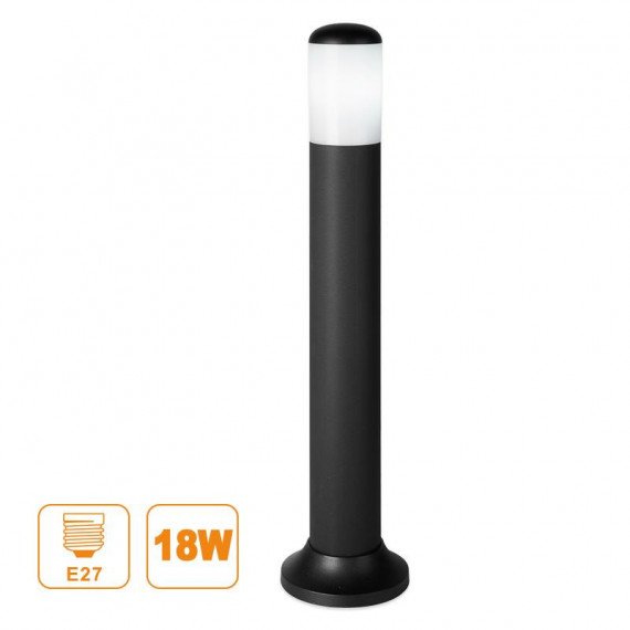 Farol Plástico de Pie Negro Serie Arcos AIRMEC