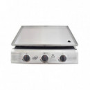 Plancha de Asar Inoxidable LARRYHOUSE 3 Fuegos