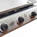 Plancha de Asar Inoxidable LARRYHOUSE 3 Fuegos