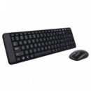 Teclado+raton Wireless MK220 Negro LOGITECH