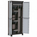 Armario Multiusos Escobero Serie Tanzania DONNA GARDEN 68X39X171.5 Cm