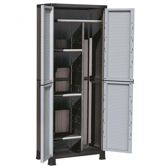 Armario Multiusos Escobero Serie Tanzania DONNA GARDEN 68X39X171.5 Cm