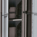 Armario Multiusos Escobero Serie Tanzania DONNA GARDEN 68X39X171.5 Cm