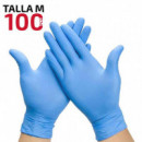 Caja Guantes Vinilo Azul Talla M 100 Pcs PAMACON