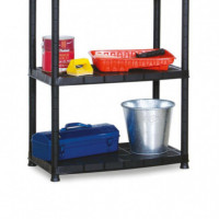 Estanteria Plastica 5 Baldas 170X71X38CM 30 Kgs Balda AIRMEC