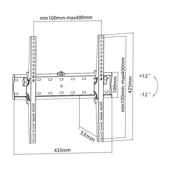 Soporte de Television Fijo 32-55" LARRYHOUSE - Guanxe Atlantic Marketplace