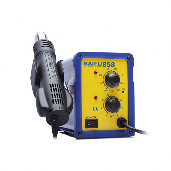 Estación de Reparación de Aire Caliente con Hierro Arma BK858 BAKU