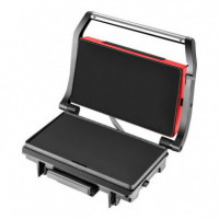 Sandwichera Roja 1.500W Placas Lisas LARRYHOUSE