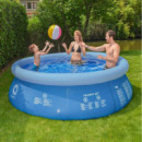 Piscina Hinchable Redonda de PVC 420X84CM con Filtro de Cartucho AVENLI