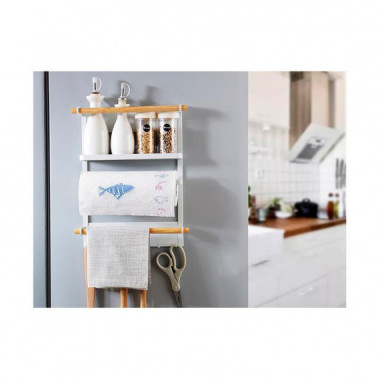 Estante de Almacenamiento Magnetico Blanco LARRYHOUSE