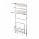 Estante de Almacenamiento Magnetico Blanco LARRYHOUSE