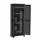 Armario Multiusos Escobero Serie Zimbabue DONNA GARDEN 68X39X171.5 Cm