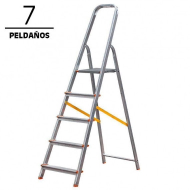 Escalera Aluminio con Cinta AIRMEC (7 Peldaños)