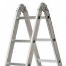 Escalera Aluminio Multiposicion AIRMEC 6 Posiciones 12 Peldaños