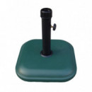 Base de Sombrilla Cuadrada Verde Serie Tulum DONNA GARDEN 11 Kg