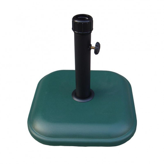 Base de Sombrilla Cuadrada Verde Serie Tulum DONNA GARDEN 11 Kg