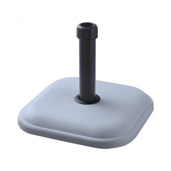 Base de Sombrilla Cuadrada Gris Serie Tulum DONNA GARDEN 11 Kg