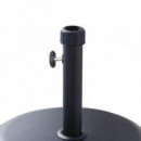 Base de Sombrilla Redonda Negra Serie San Andres DONNA GARDEN 16 Kg