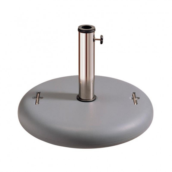 Base de Sombrilla Redonda Gris Serie Phi Phi DONNA GARDEN 22 Kg
