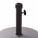 Base de Sombrilla Redonda Gris Serie Le Morne DONNA GARDEN 25 Kg