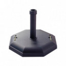 Base de Sombrilla Octogonal Negra Serie Queensland DONNA GARDEN 27 Kg