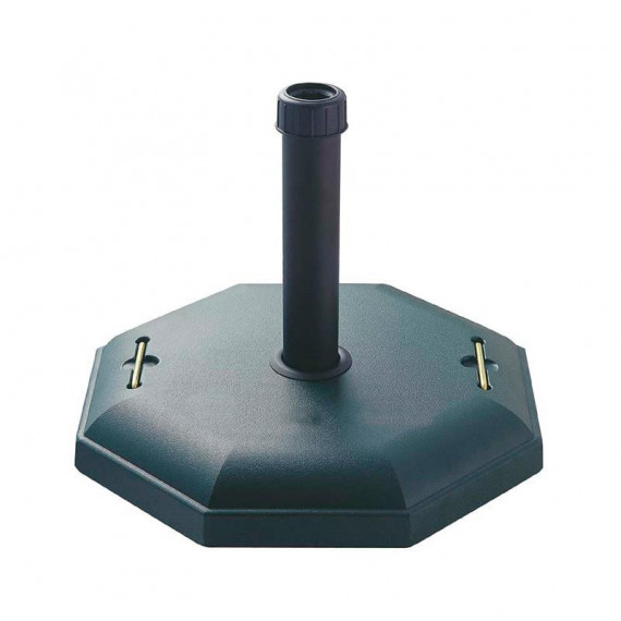 Base de Sombrilla Octogonal Verde Serie Queensland DONNA GARDEN 27 Kg