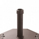 Base de Sombrilla Octogonal Marron Serie Queensland DONNA GARDEN 27 Kg