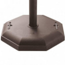 Base de Sombrilla Octogonal Marron Serie Queensland DONNA GARDEN 27 Kg