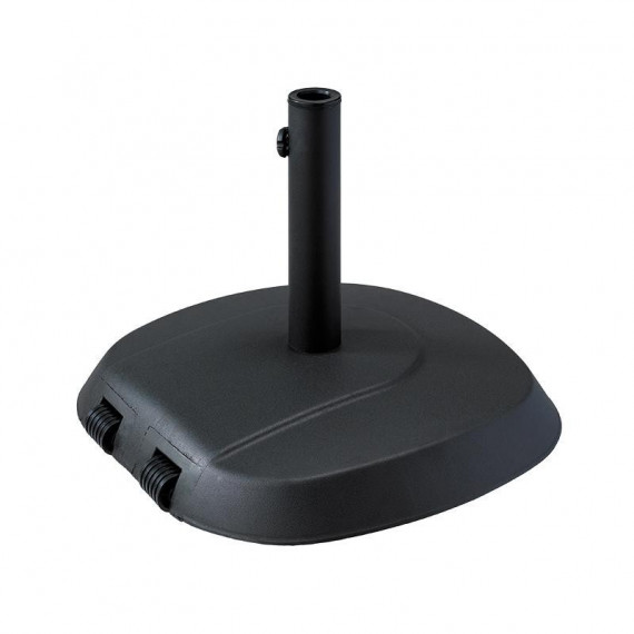 Base de Sombrilla Cuadrada Negra Serie Kendwa DONNA GARDEN 28 Kg