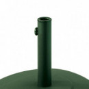 Base de Sombrilla Cuadrada Verde Serie Kendwa DONNA GARDEN 28 Kg
