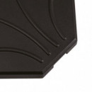 Base de Sombrilla 1/4 Negra Serie Navagio DONNA GARDEN 25 Kg