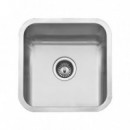 Fregadero Inoxidable 304 1 Seno bajo Encimera 45X45X19CM BENOTTI
