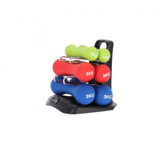 Juego de Mancuernas 6 Pcs de Neopreno HEIMSPORT