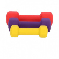 Juego de 6 Mancuernas Hexagonales de Neopreno con Soporte HEIMSPORT