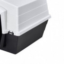 Caseta para Mascotas Plastico 83X69X57.5CM Blanco y Negro DONNA GARDEN