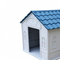 Caseta Perro Plástico 98.2X84.2X82CM Azul DONNA GARDEN