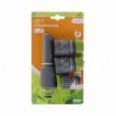 Set Boquilla de Riego + 5 Conectores 1/2"-5/8" AIRMEC