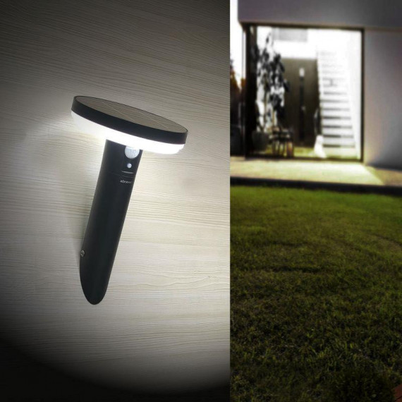 Aplique Led Solar 3.3W 400 Lumens Serie Biertan Luz Fría AIRMEC