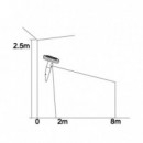 Aplique Led Solar 3.3W 400 Lumens Serie Biertan Luz Fría AIRMEC